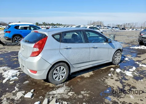 2016 Hyundai Accent Se z USA, uszkodzony, nr VIN KMHCT5AE9GU278664